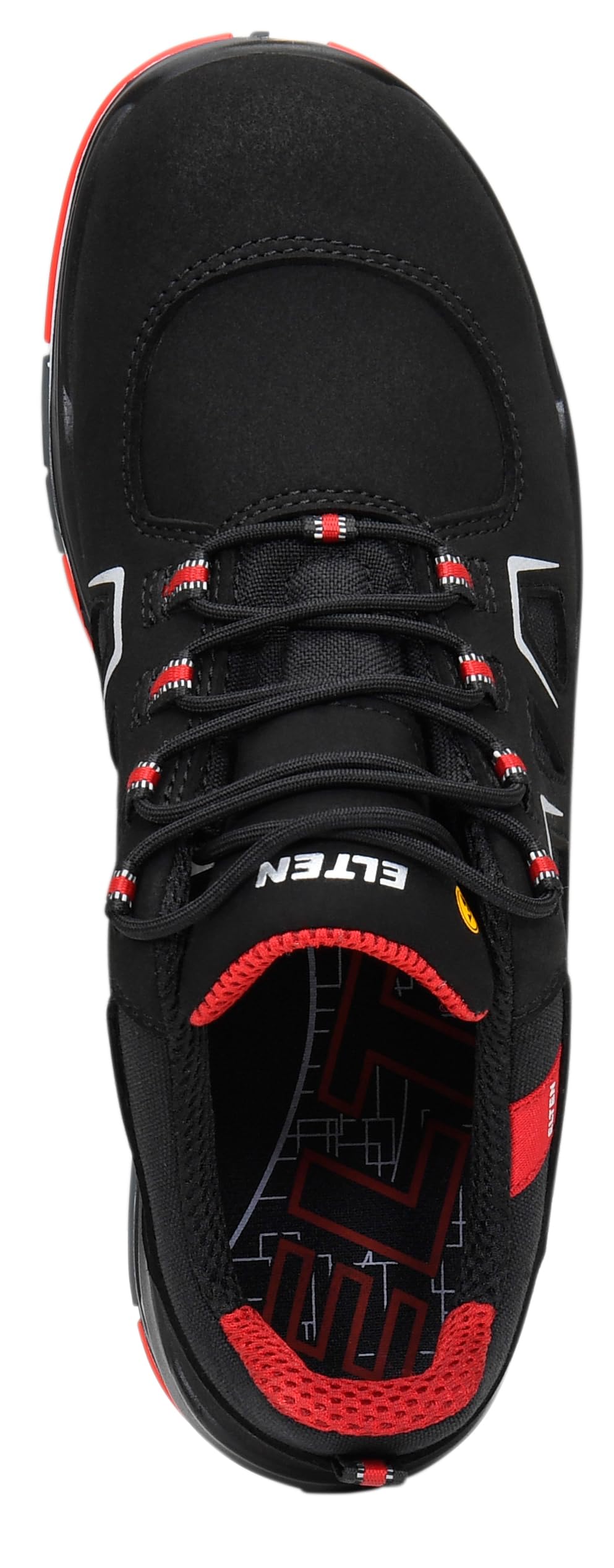 ELTEN Unisex Alan Xxtp Black-red Low ESD S3sSicherheitsschuh