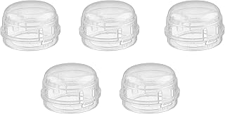 Generic Aclyric cooker key cover with double face adhesive set of 5 pieces - clear