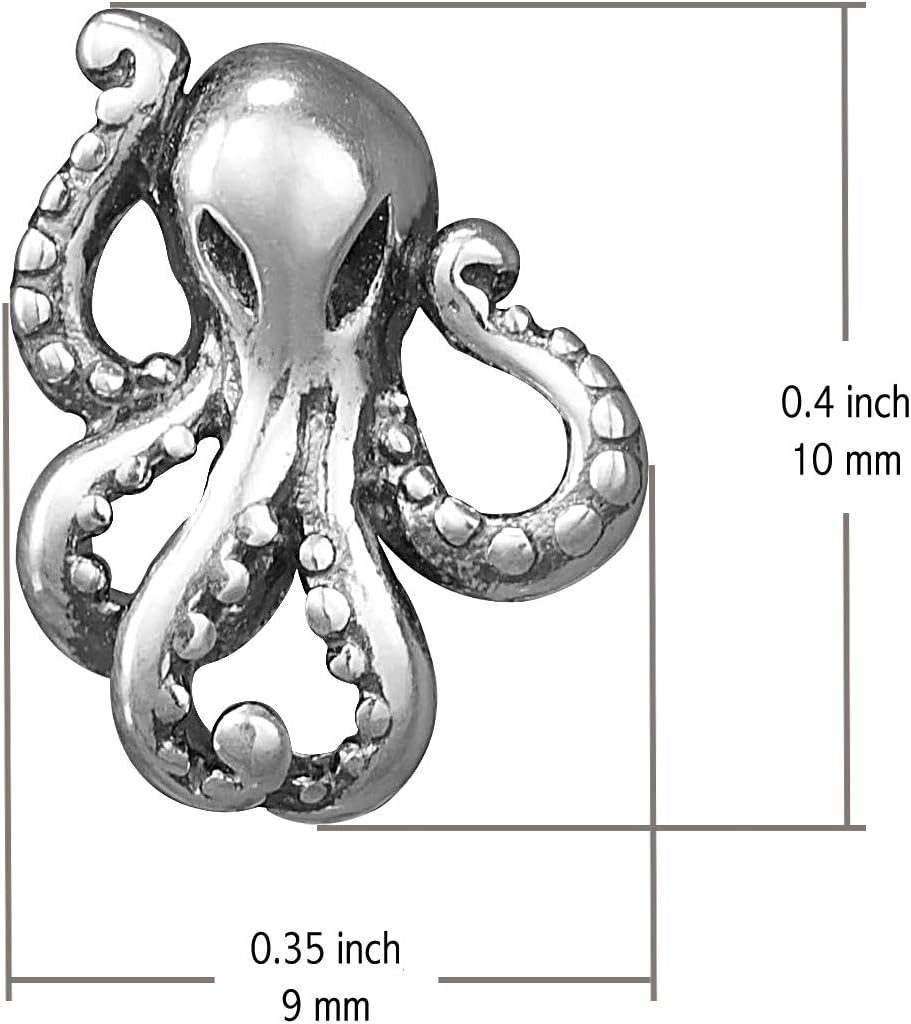 Boma Jewelry Sterling Silver Octopus Stud Earrings - Image 6
