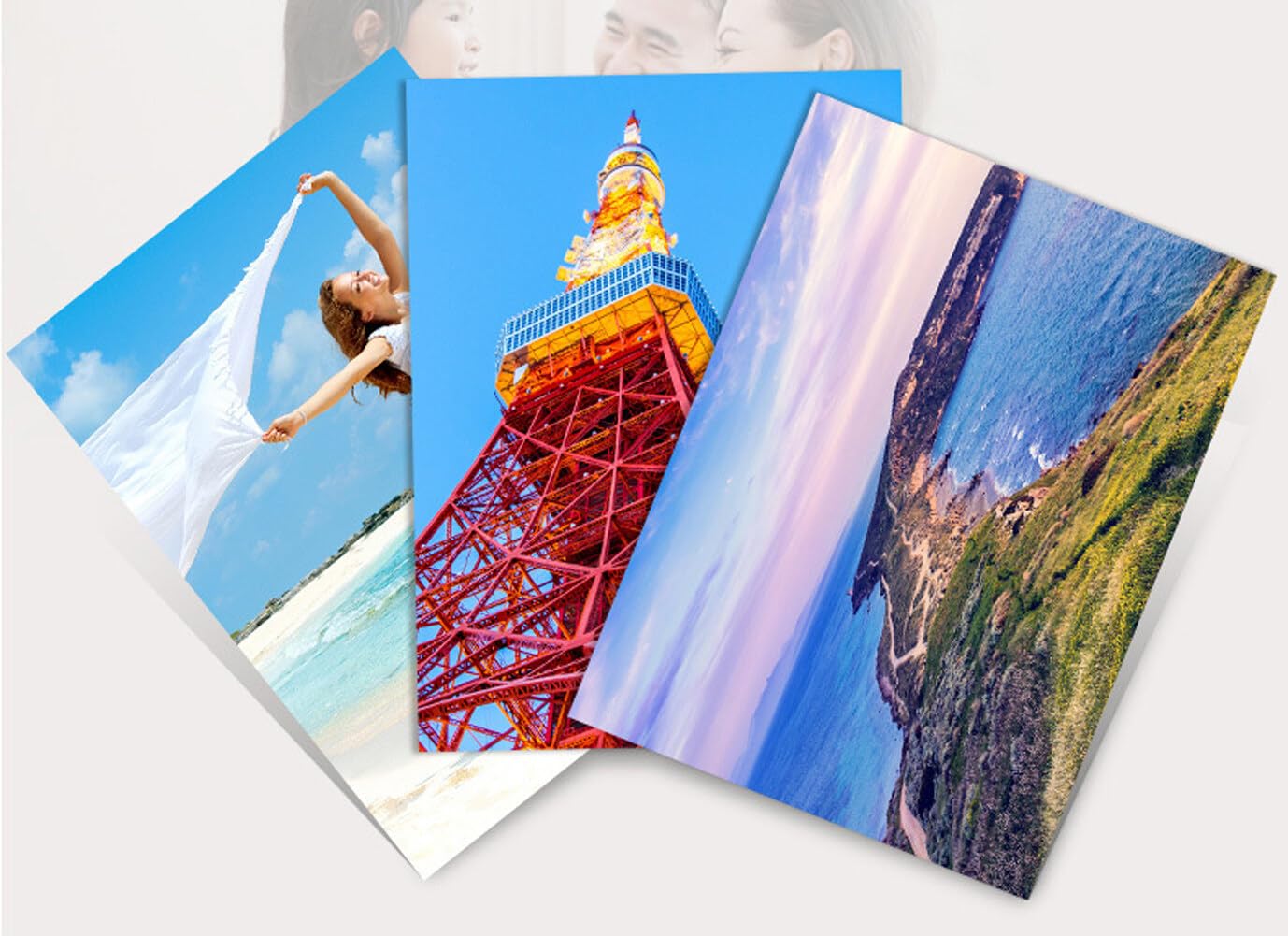 100 Sheets Photo Paper 6X 4 High Glossy Photographic Printer Sheets Printer Paper Picture Paper for Inject Printing Studio Picture 230gsm Magazine Poster Monograph Flyer Quick Dry Office Supplies