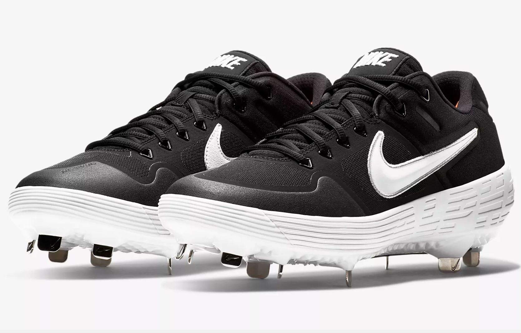 Nike Alpha Huarache ELT 2 Low Mens Baseball Cleats Aj6873-001 Size 4.5 Black/White