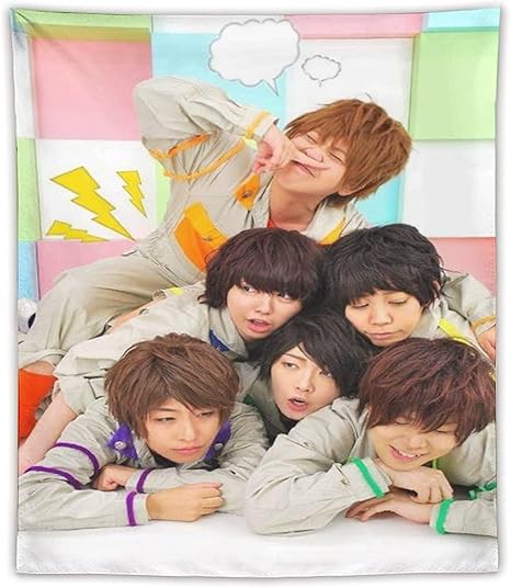 Amazon Co Jp Hey Say Jump タペストリー 壁掛け 寝具 タペストリ タペストリー 家族 居間 寝室 オフィス スタジオ ポーチハンギング テーブルクロス ベッドカバー ソファカバー おしゃれ飾り 新居装飾プレゼント用 雰囲気替え 癒し ホーム キッチン