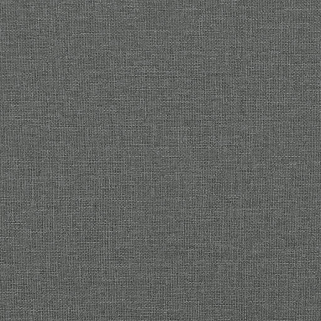 vidaXL Set di Divani 3 pz con Cuscini Grigio Scuro in Tessuto
