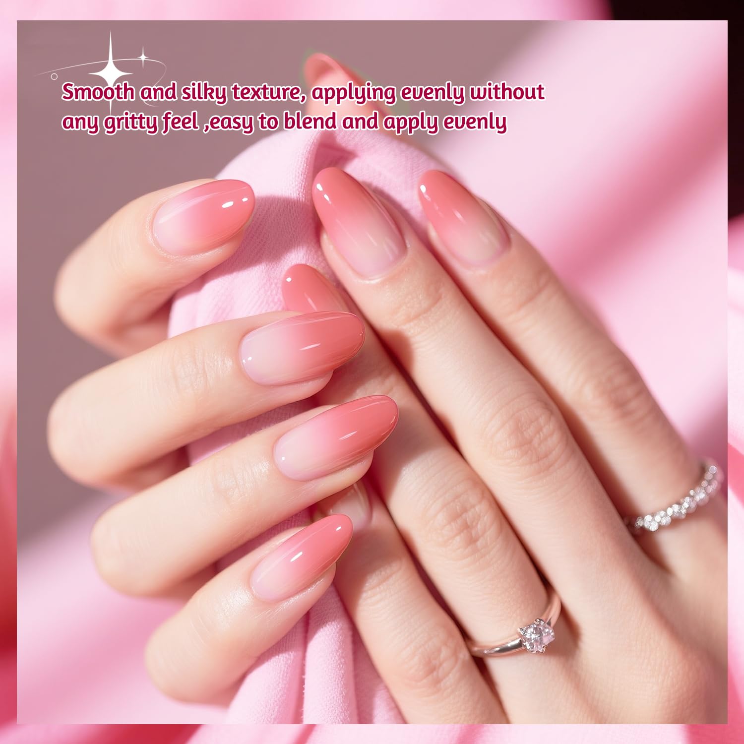 JODSONE 9 couleurs Pat Painting Gradient Blush Effect Gel vernis à ongles Set Painting Nail Art Design Gel pour salon de manucure