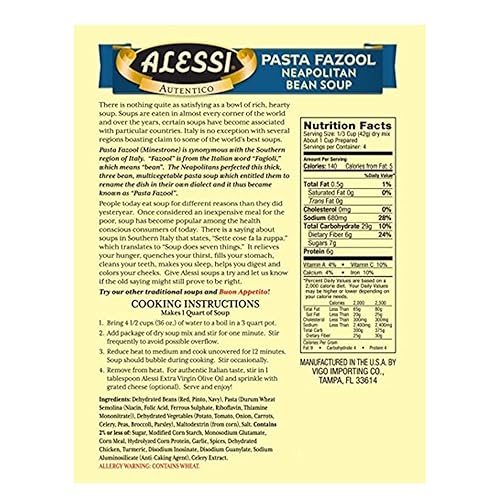 Miniatura 7 de Alessi Autentico Premium Soups, sabores tradicionales, 6 onzas (fideos de pollo, paquete de 6)