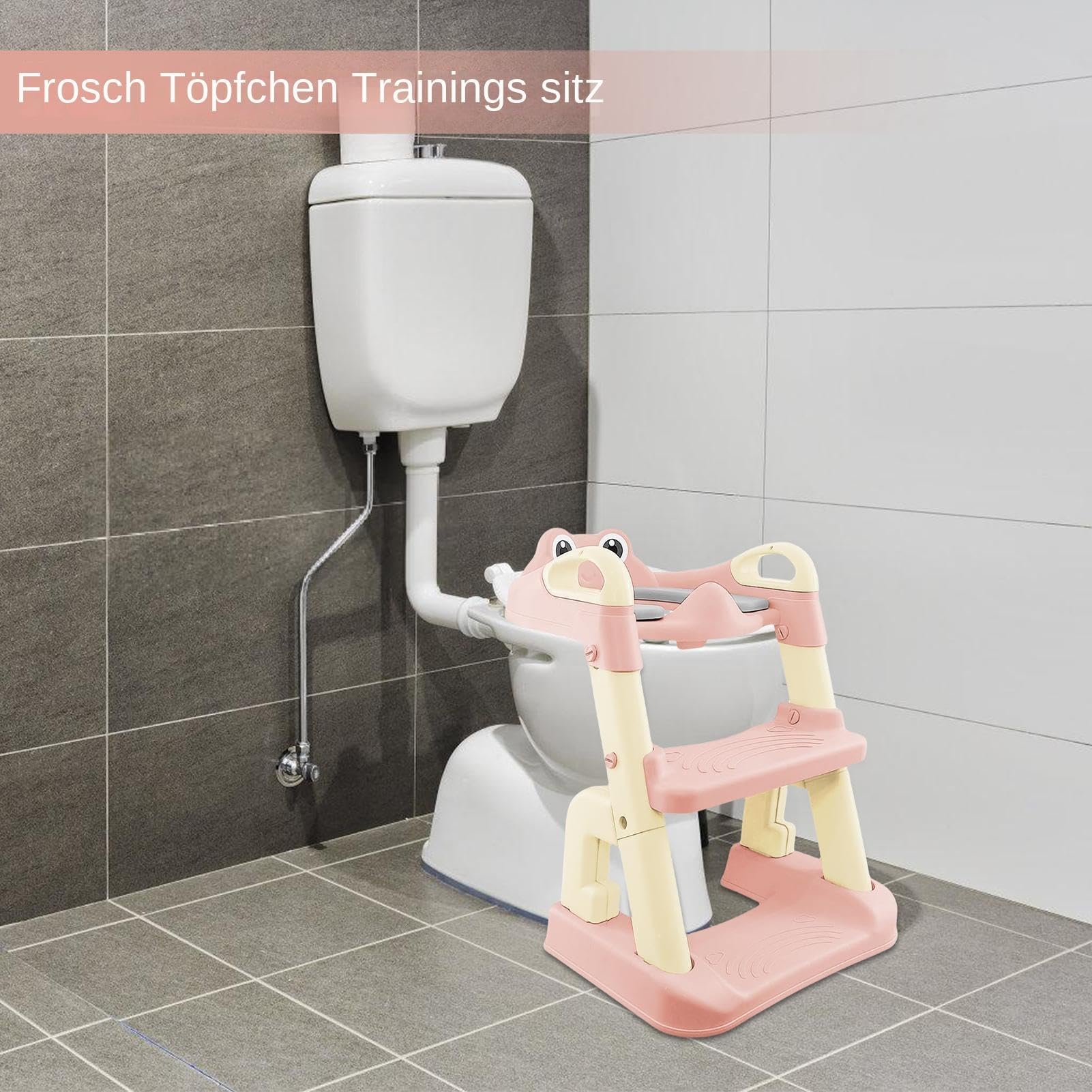 Escalera para orinal para niños pequeños – Escalera plegable con asiento