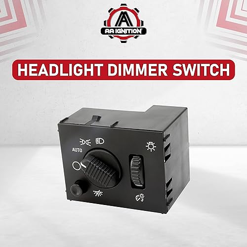 Miniatura 6 de Interruptor de lámpara de cúpula de regulador de panel de instrumentos para faros delanteros, reemplaza a D1595G, 19381535, 15194803, 1S8489,