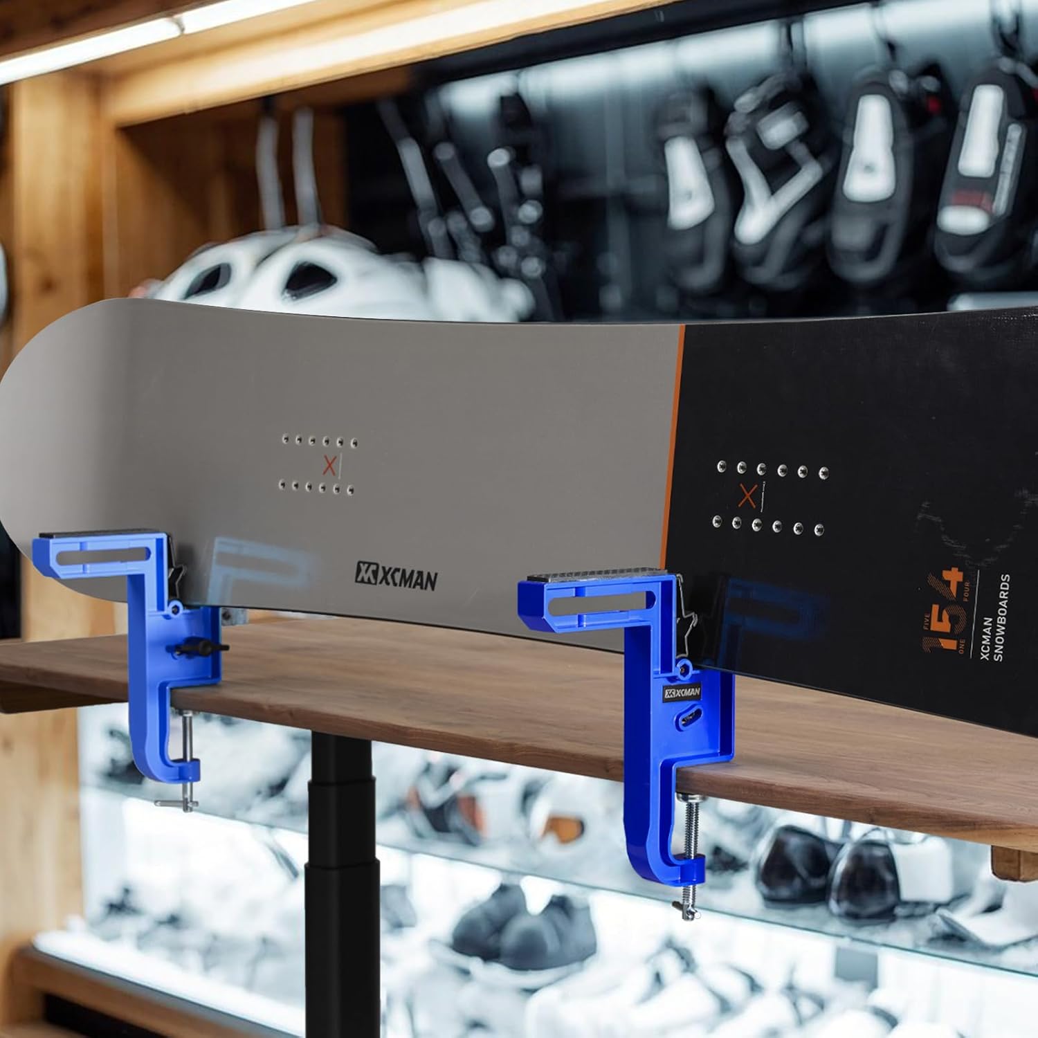 XCMAN Ski Snowboard Vise for Tuning and Waxing Durable and Stable - Aluminium Material - Image 6