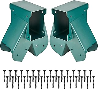 A-Frame Swing Set Bracket Kit, 2-Piece Wood Swing Hardware for Outdoor Playground, Backyard Play Set Accessories with Complete Mounting Components