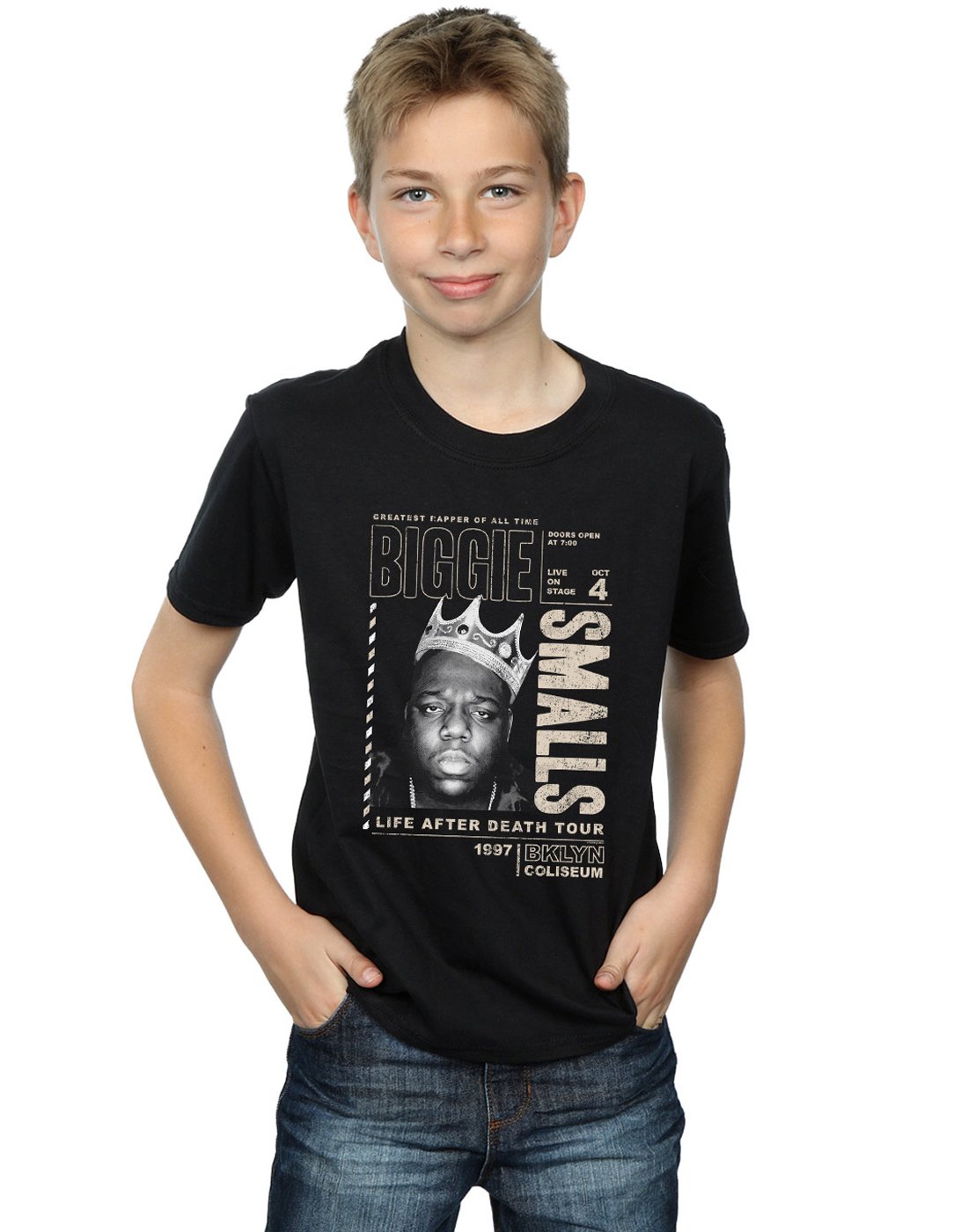 Absolute Cult Notorious Big Boys Biggie Tour T-Shirt