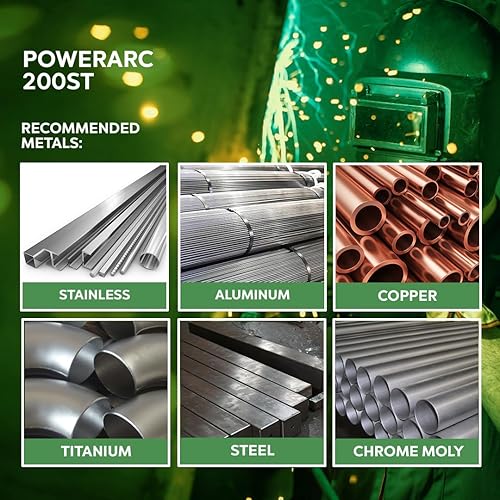 Miniatura 6 de PowerARC 200ST 200amp TIG Stick IGBT soldador 110220 voltaje dual