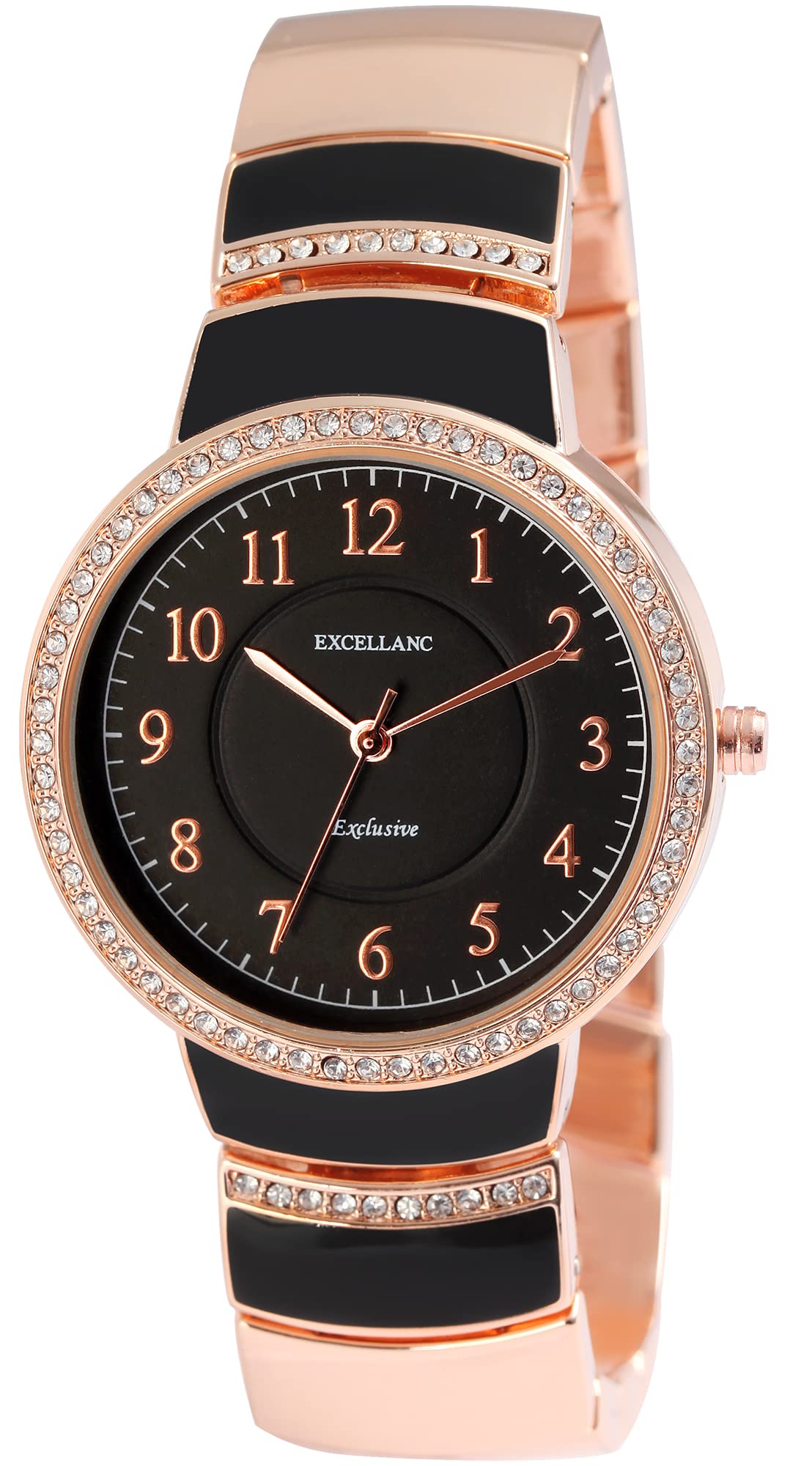 Excellanc Set regalo – Orologio da donna catena ciondolo anello orecchini 1800222, Metallo
