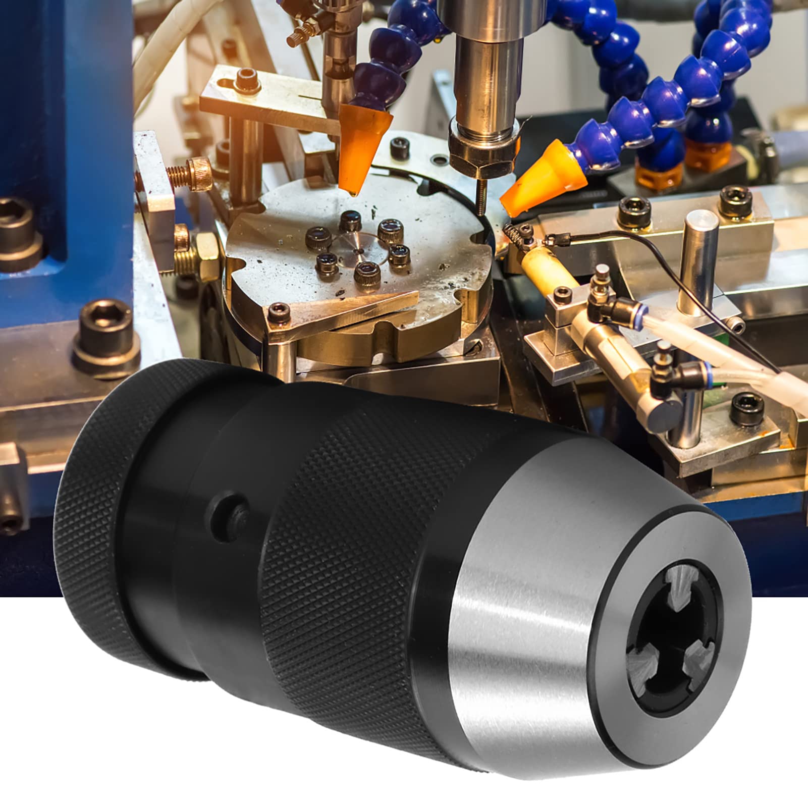 Mandrino autoserrante professionale CNC con attacco MT2 - Mandrino autoserrante ad alta presa per torni e fresatrici (1/'' 1/2'') - Ideale per ingegneria accurata e lavorazione
