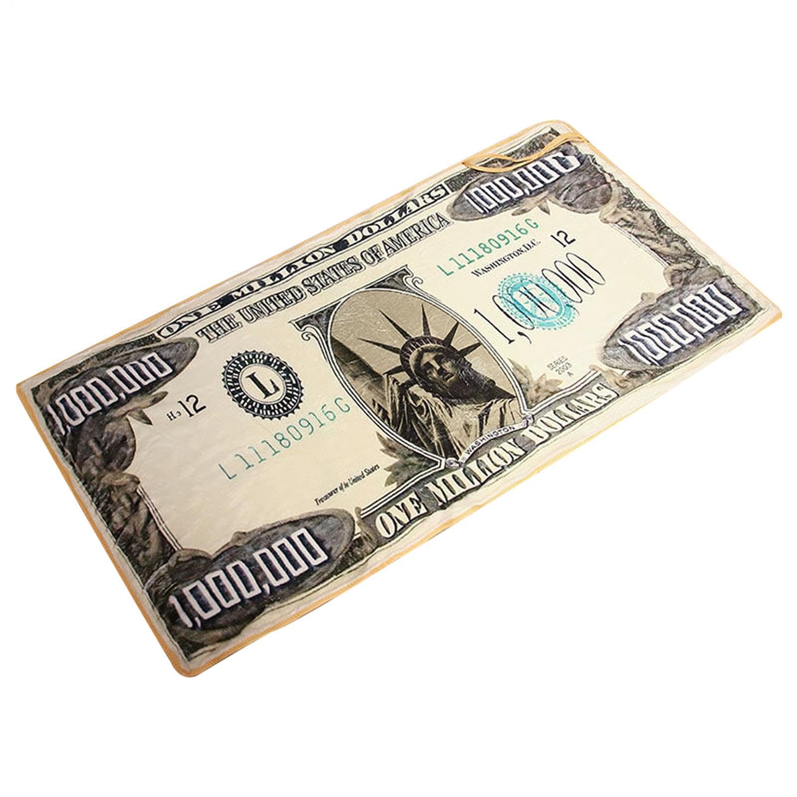 Couverture à motif d'un million de dollars imprimée pour canapé