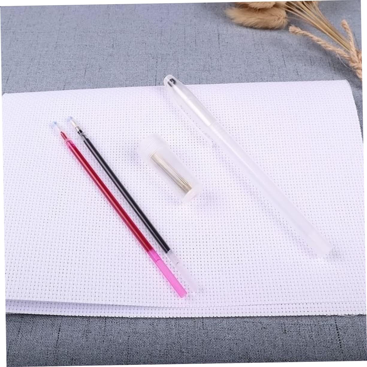 DOITOOL 6pcs DIY Hand Embroidery Fabric Tilda Style Cross-Stitch Cloth Needlework Materials