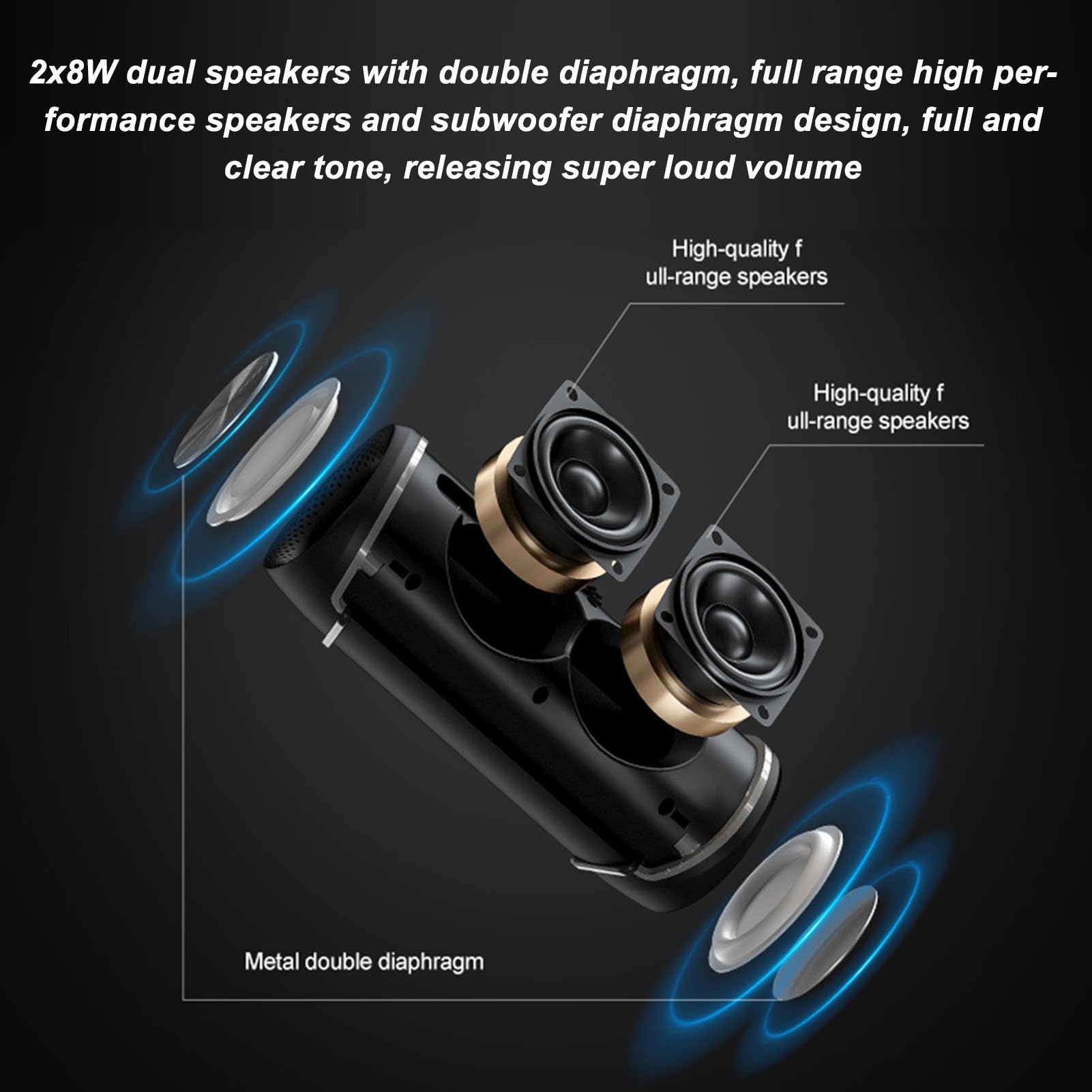 Replacement Repair Battery Back Glass Cover Back Housing for Samsung A15 5G SM-A156 with Pre-Installed Camera Lens + Tape + Tools (5G Black)