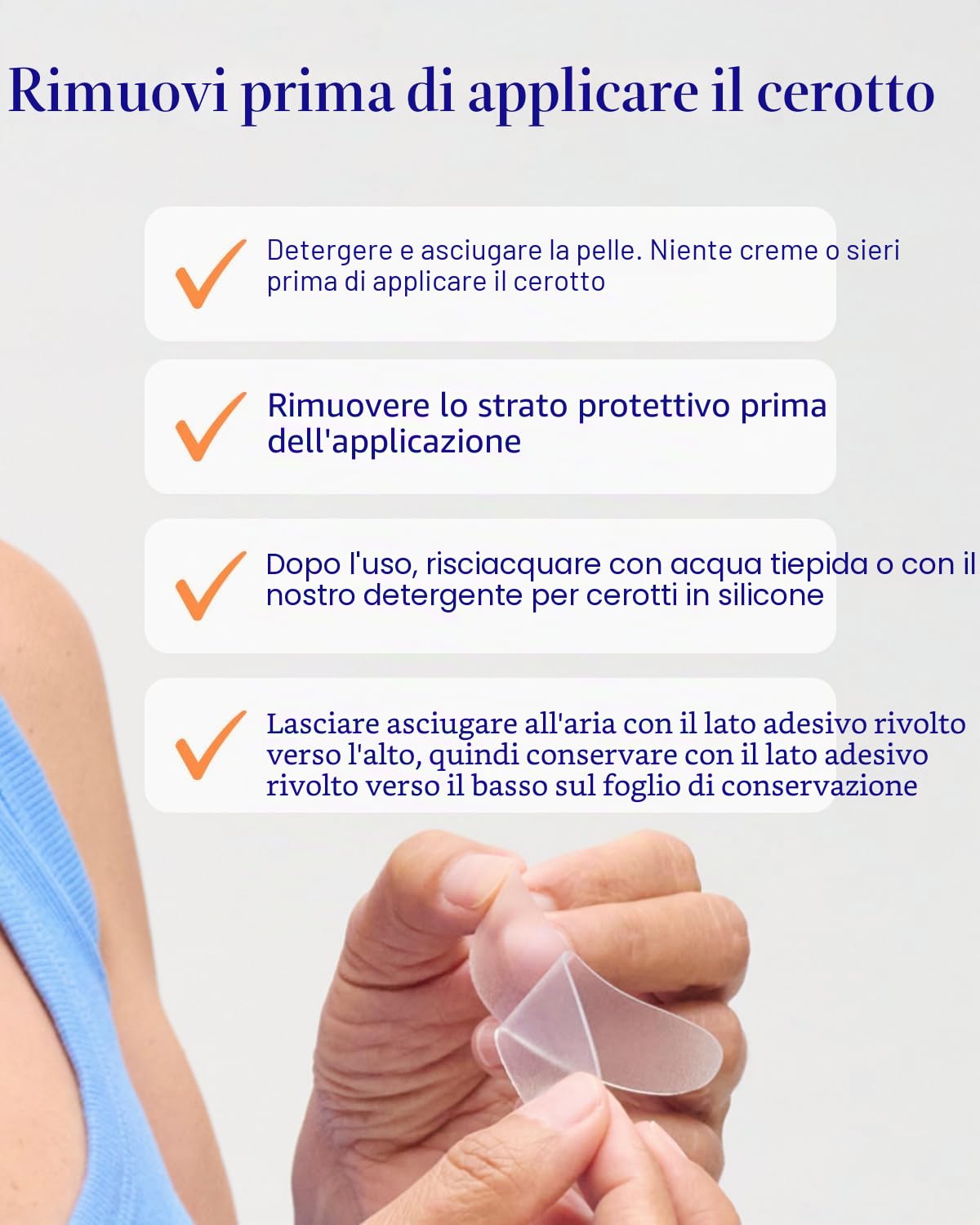 Wrinkles Schminkles - Patch antirughe per il petto, trasparenti