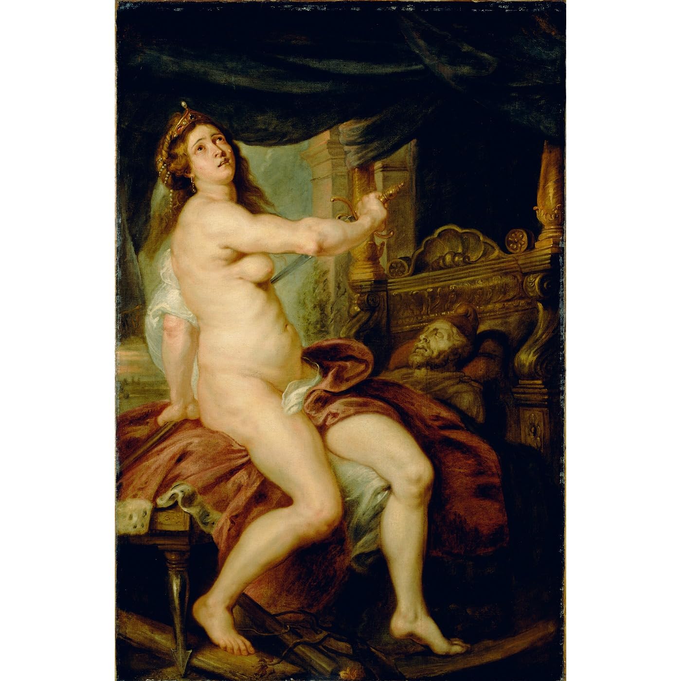 Impression giclée sur toile Rubens La mort de Dido grand format 76,2 x 101,6 cm