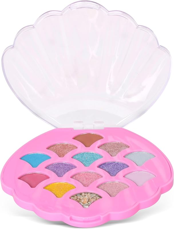 iscream Shimmering Seashell Shaped Glitter Eyeshadow Palette Collection
