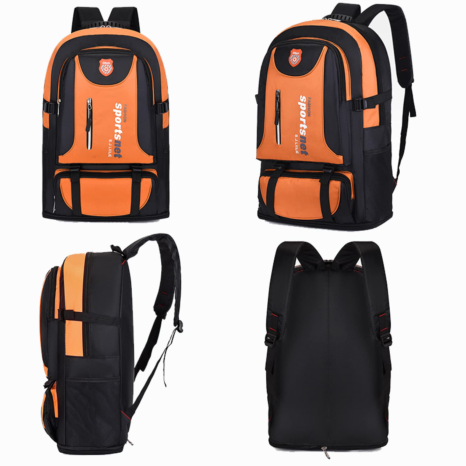 70L męski rozszerzalny plecak górski Oxford Travel Outdoor Sports Backpack School Bag Camping Hiking Bag