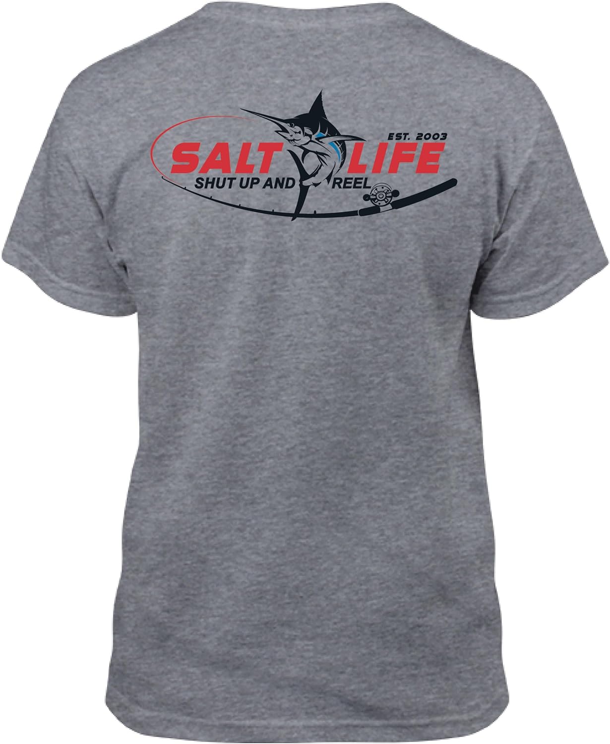 Salt Life Boys' Reel Time Youth Short Sleeve Classic Fit Shirt