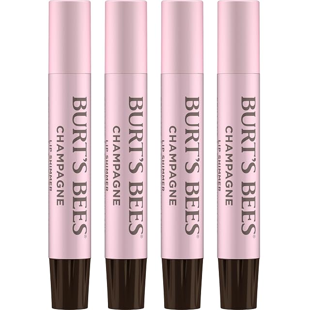 Burts Bees Shimmer Lip Tint Set Tinted Lip Balm Stick Moisturizing for All Day Hydration with Natural Origin