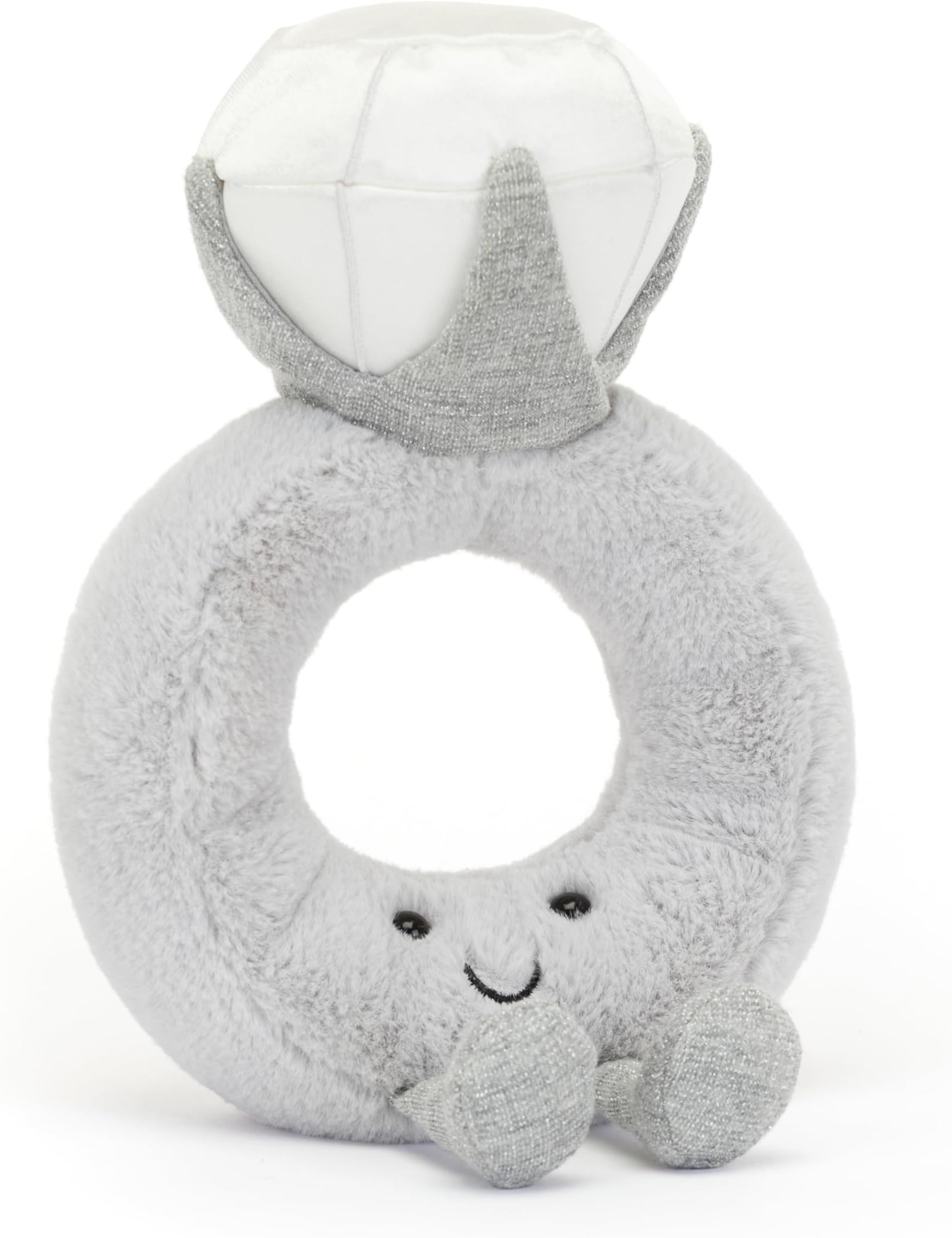 Jellycat Amuseable Diamond Ring - H : 20 cm x L : 12 cm