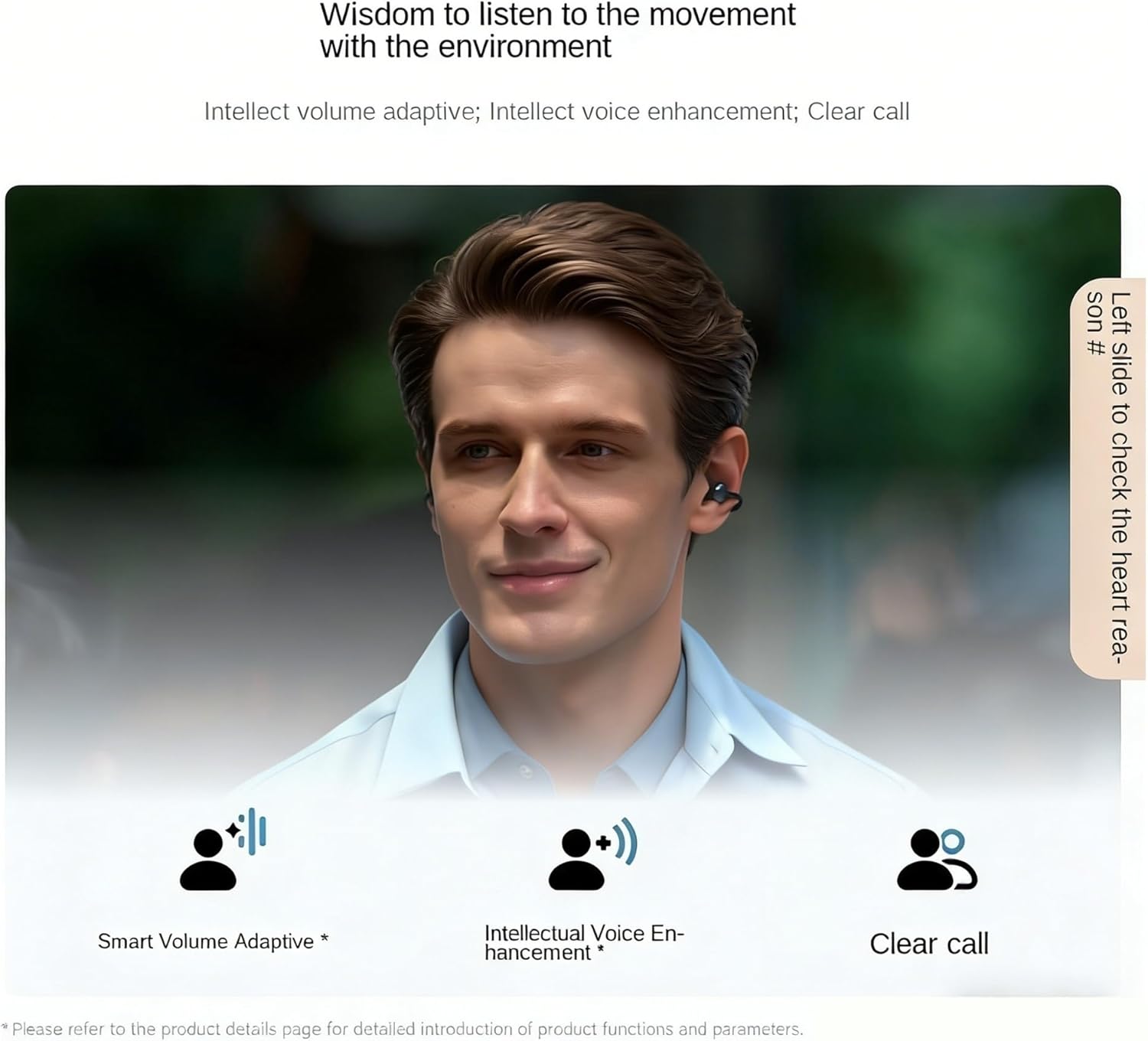 Global Version - HW FreeClip 2 Earclip Earbuds - Powerful Dual-Engine Smart Listening - Open Ear BT 6.0 Earphones (Black)