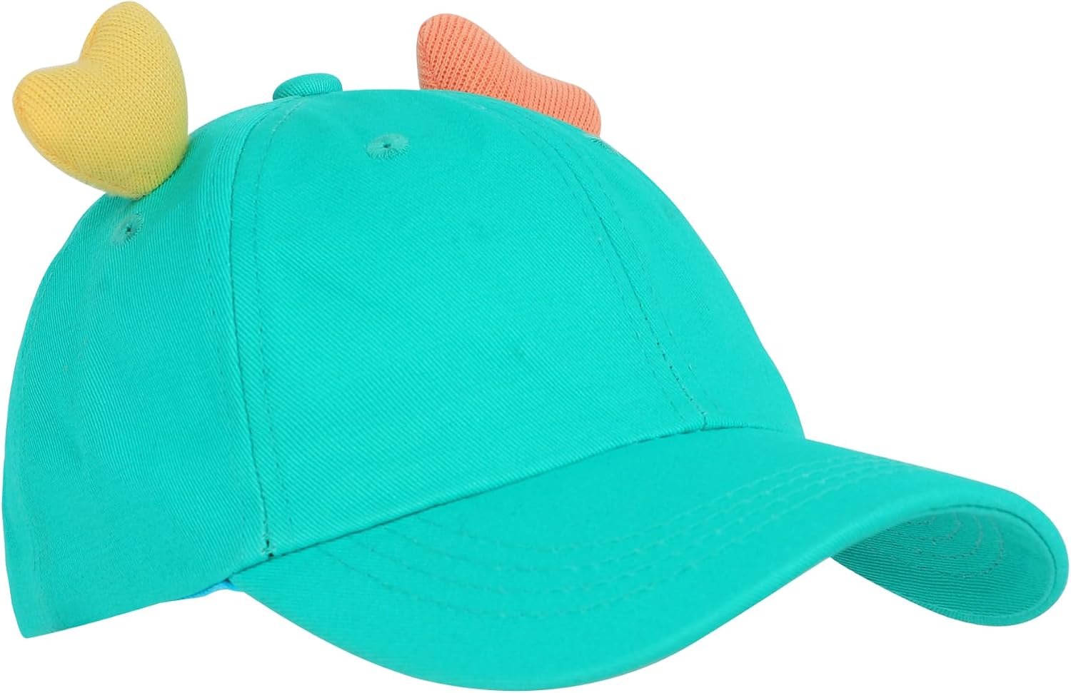 Kids Baseball Cap Cute 3D Heart Trucker Hat Adjustable Sun Hat Summer Beach Cap for 5-12Y Boys Girls