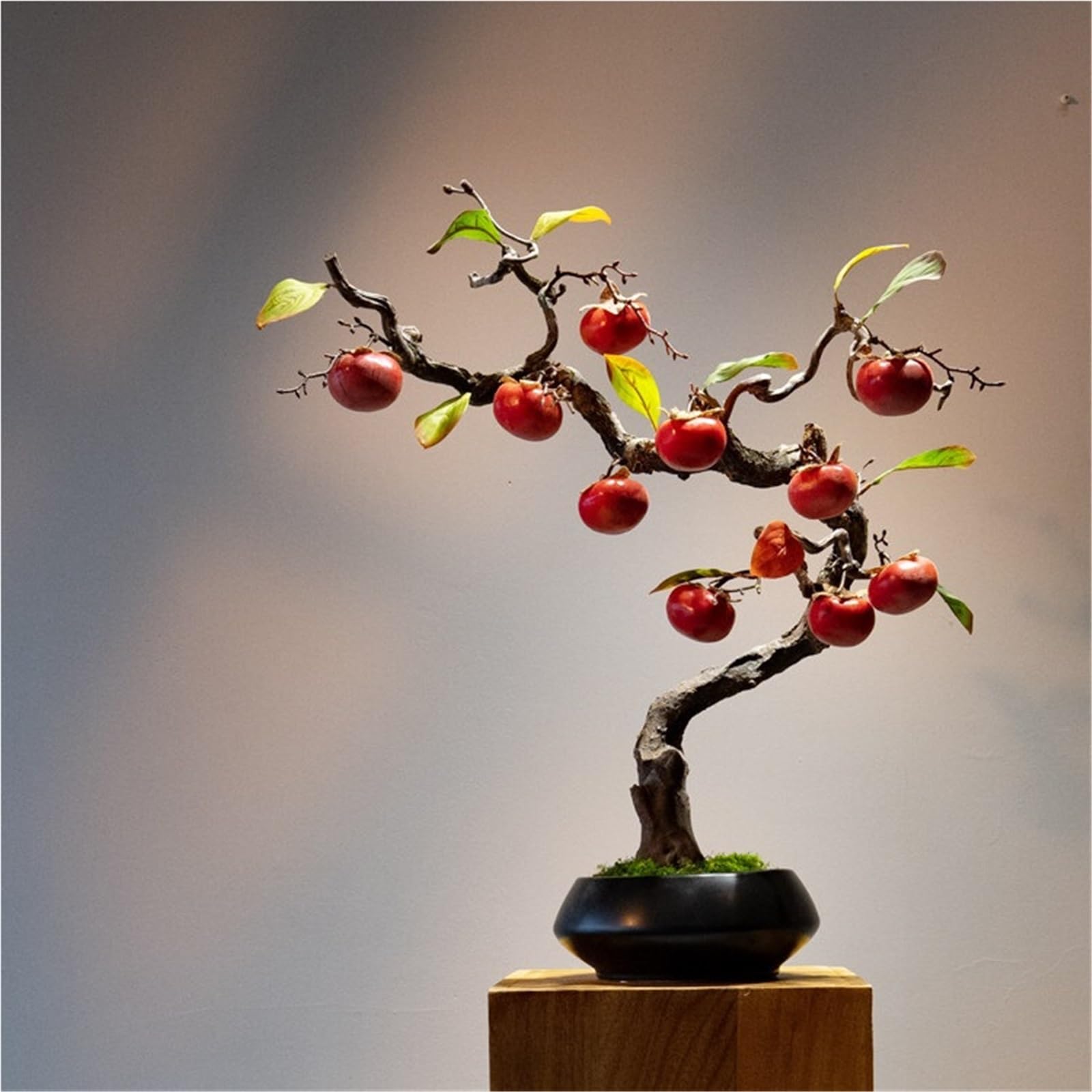 Drzewko Bonsai Sztuczna roślina owocowa w doniczce Dekoracyjne sztuczne rośliny Wystrój domu