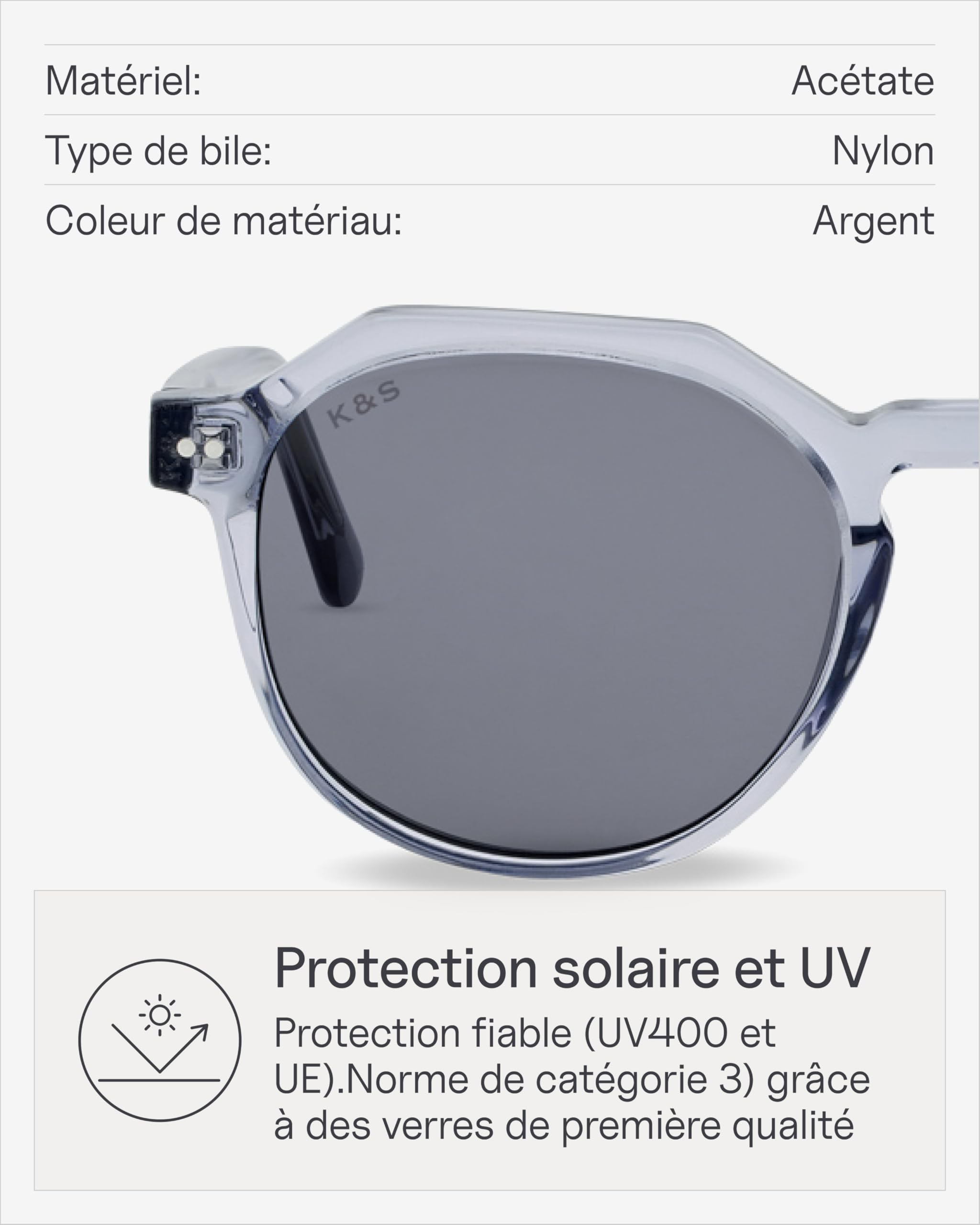 Kapten & Son Lunettes de soleil Manila | Lunettes de soleil pour homme et femme avec protection solaire et protection UV | Forme ronde élégante | unisexes