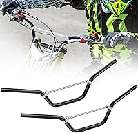 Datanly 2-Pack 7/8" 22mm Aluminum Dirt Bike Handlebars for ATV Motocross - Durable, Universal Fit with Foam Pads