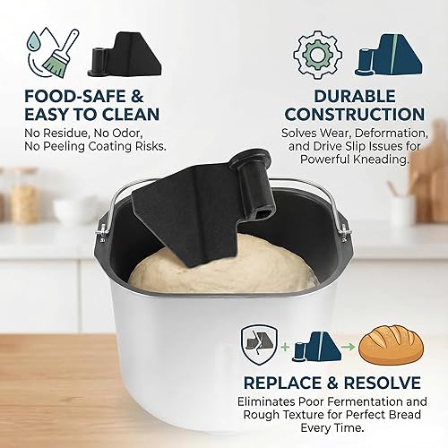 Miniatura 7 de Reemplazo de la cuchilla del fabricante de pan de acero inoxidable universal de la máquina de pan de la cuchilla de mezcla de la paleta de la pieza