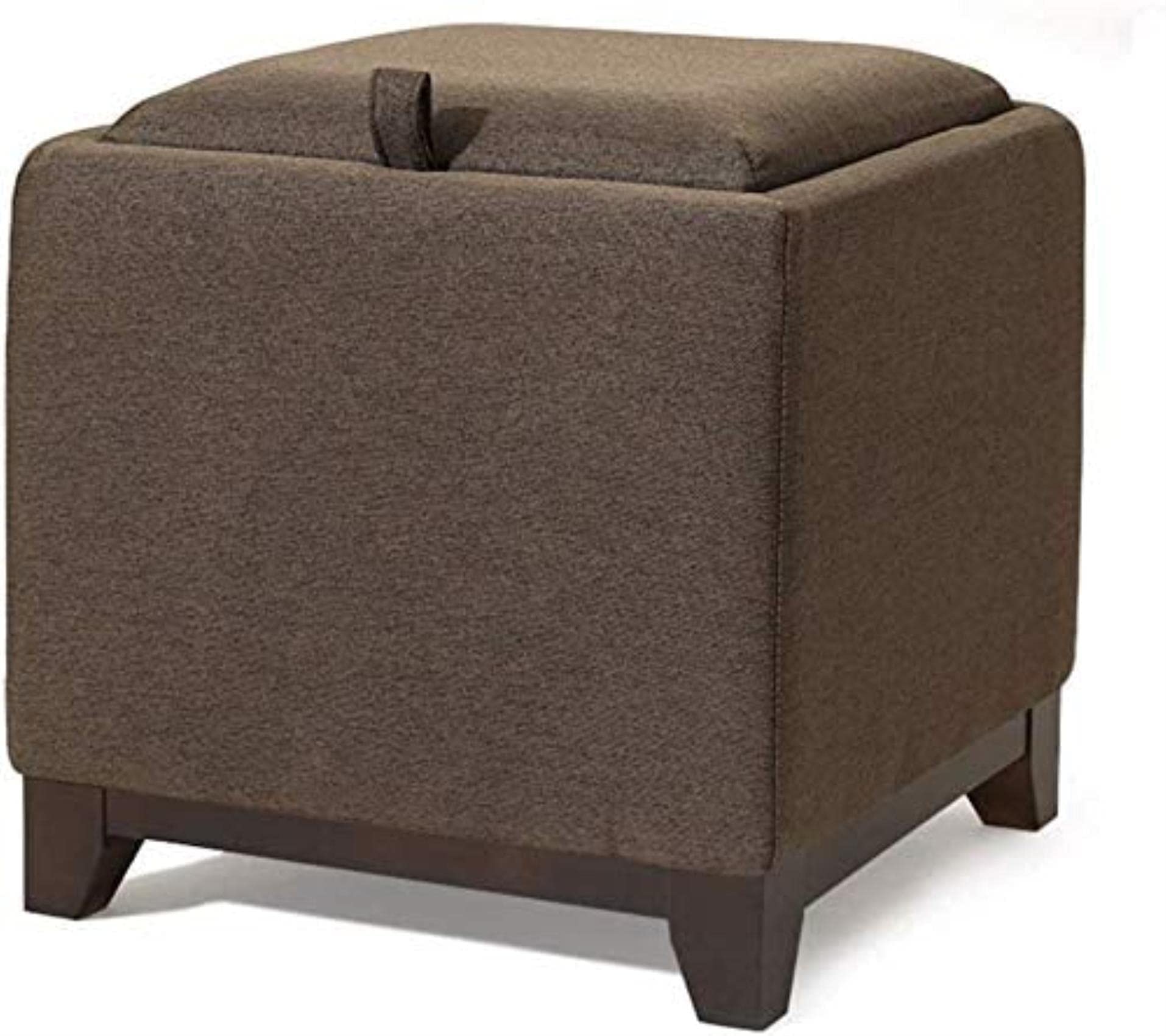 Tabouret Carré en Bois pour des Soirées Cocooning dans Votre Salon