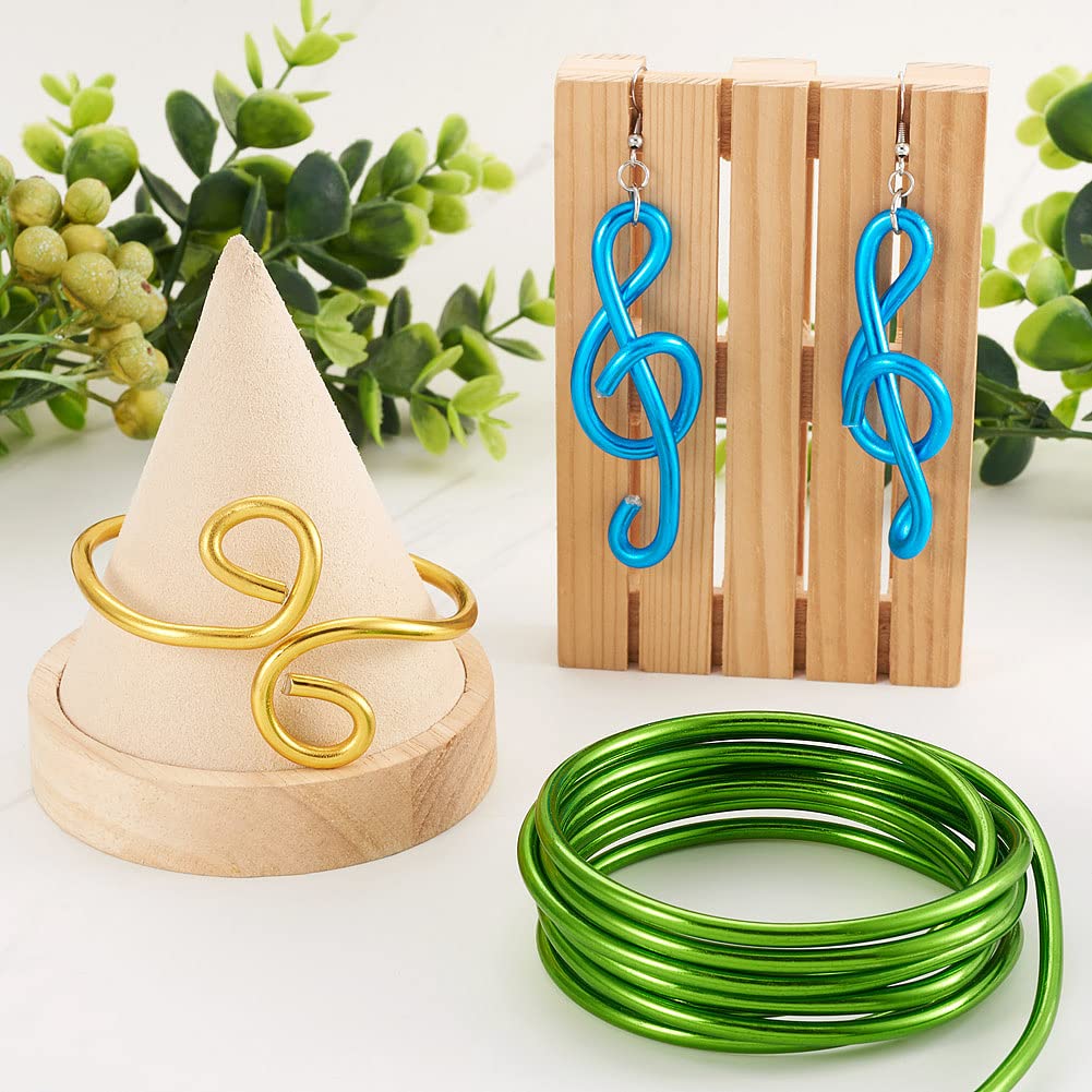 KISSITTY 8 Rolls 6 Gauge Aluminum Wire for Crafting Sculpting Wire Wrapping Jewelry Making Metal Craft Wire for Sun Catchers Frames Garden Outdoor Decorating