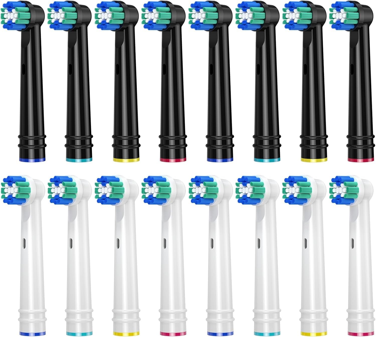 REDTRON Cabezales de cepillo de recambio para Oral B, Pack de 16 cabezales de cepillo de diente elƩctrico para Oral B, cabezale de cepillo Classic Precision Clean para Vitality Pro Smart Genius Series