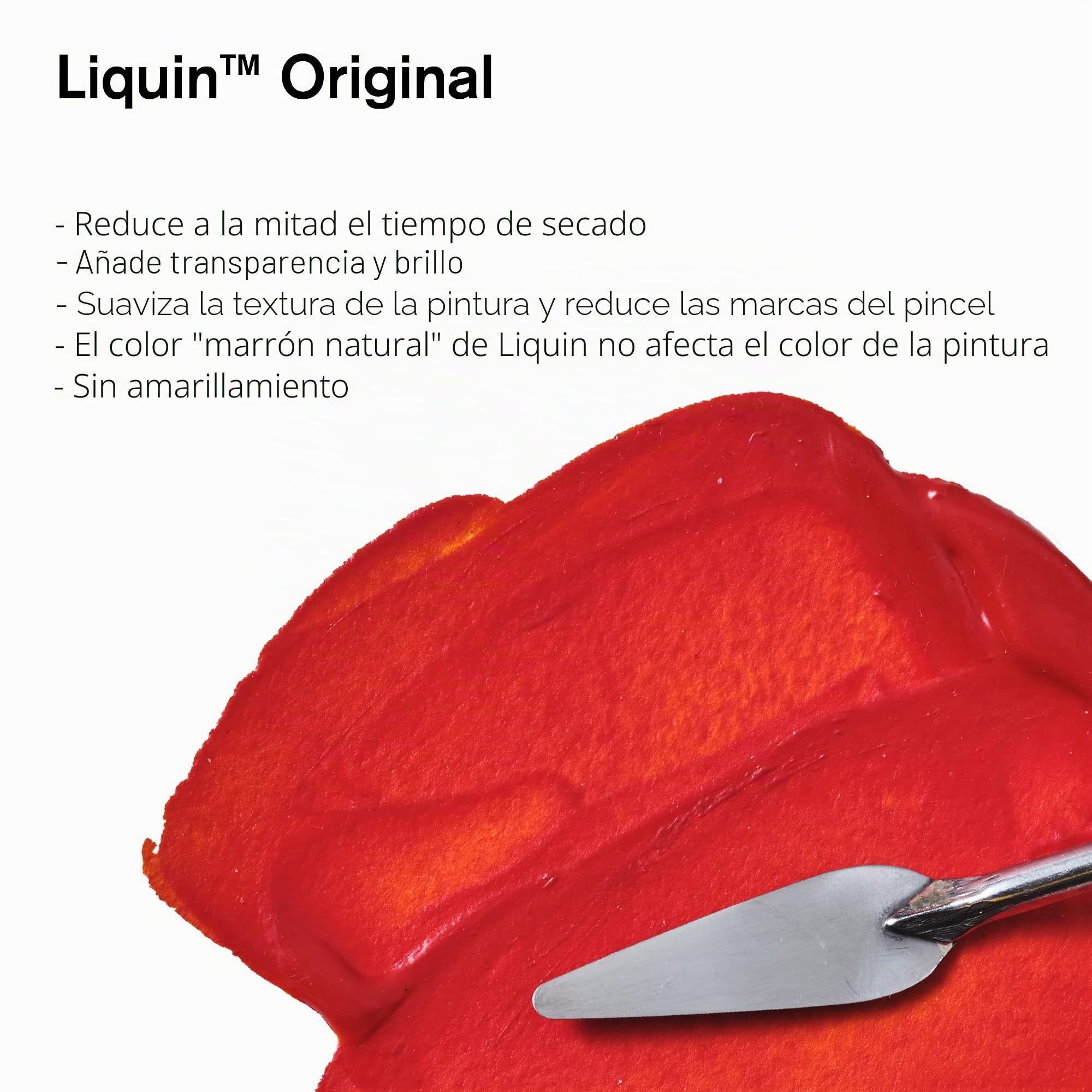 Winsor & Newton - Bote de Liquin para secado rápido (1 L, para uso con pintura al aceite y resina alquídica)