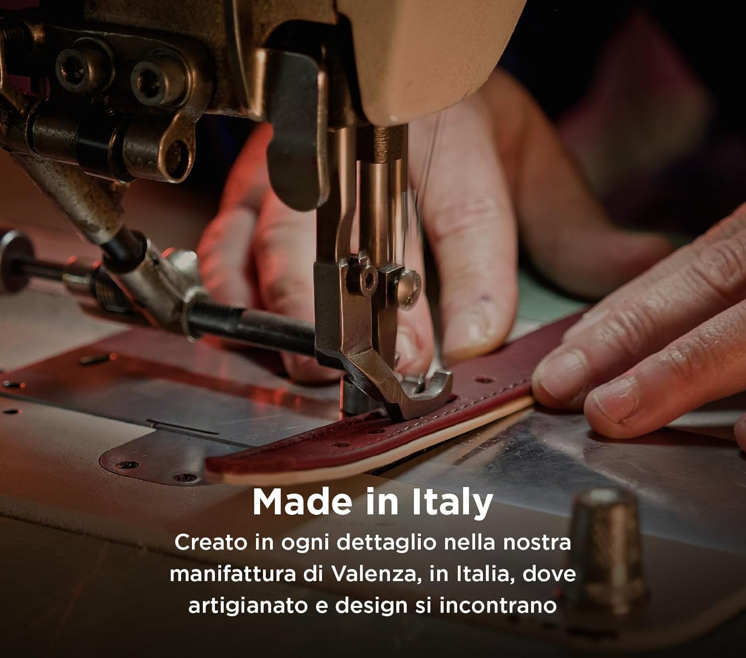 MyFamily Genuine Italian Made Leather Dog Leash, White Bronze Metallic Trim, Practical and Comfortable, Handmade, Florence Collection