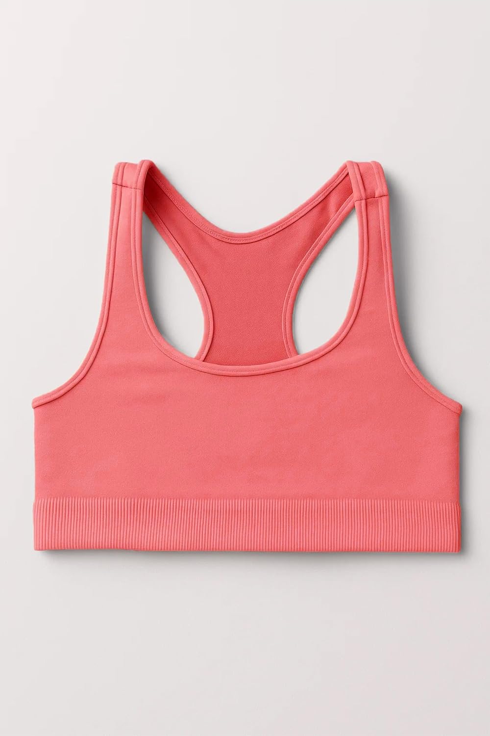 Kurve Girl’s Stretchy Crop Racerback Undershirt Training Sports Bra, UV Protective Fabric, UPF 50+, Made in USA, - Image 2