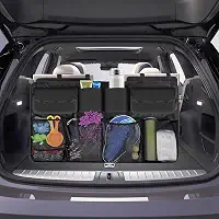 Organizador de Porta Malas Carro, Organizador de Pendurar no Banco Traseiro, Bolsa Dobrável de Armazenamento de Carro, Organizador de Porta-malas, 8 Compartimentos de Armazenamento