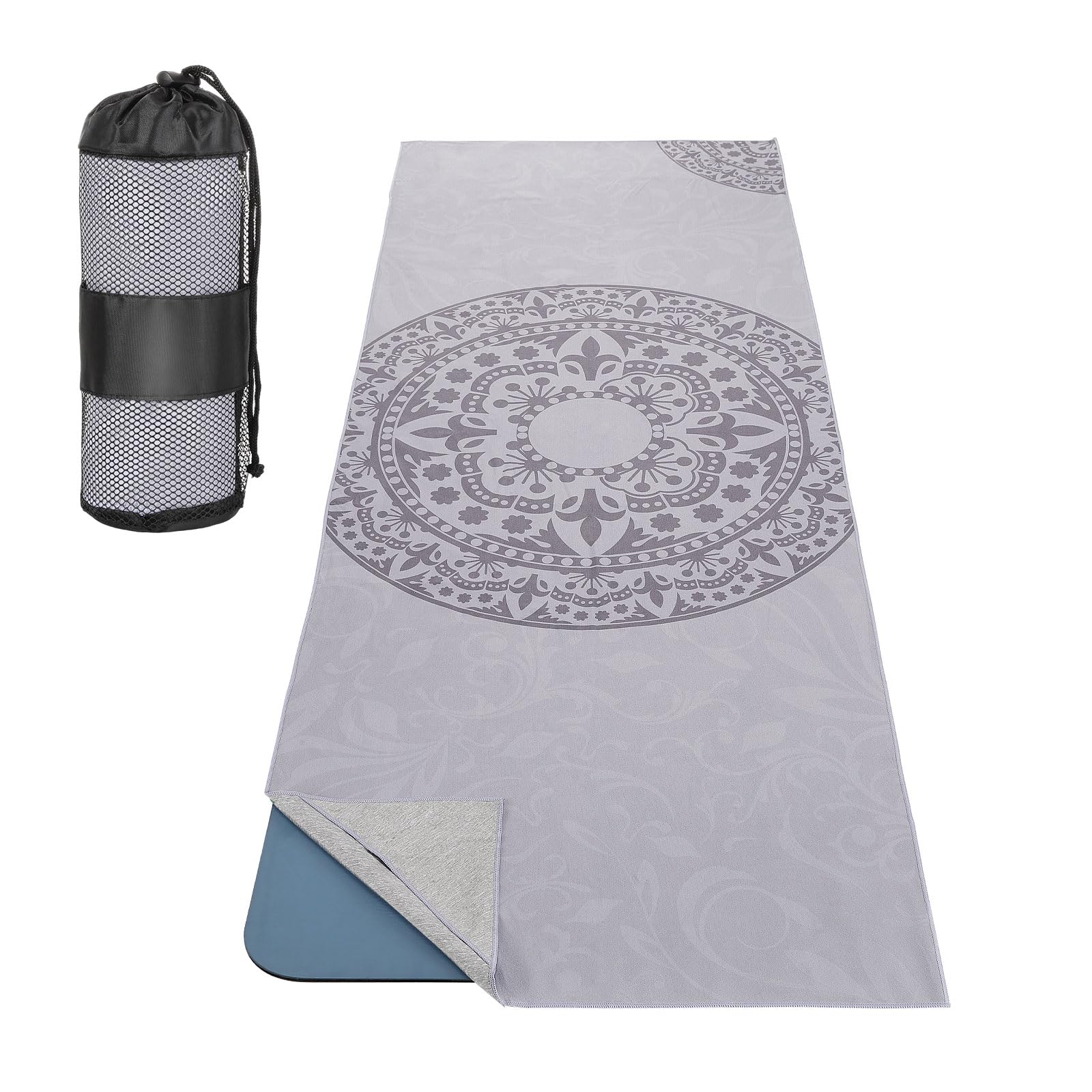 MoKo Hot Yoga Towel Non-Slip Yoga Mat Towel with Grip Dots 74 4 27 3 Yoga Mat Cover