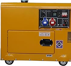 6000Watt Generator Electric Start Silent Generators for Home Use Made in China Single-Phase 110V/220V Dual-Voltage 60HZ Electric Start, Single-Cylinder Vertical 4-Stroke Air-Cooled Diesel Engine