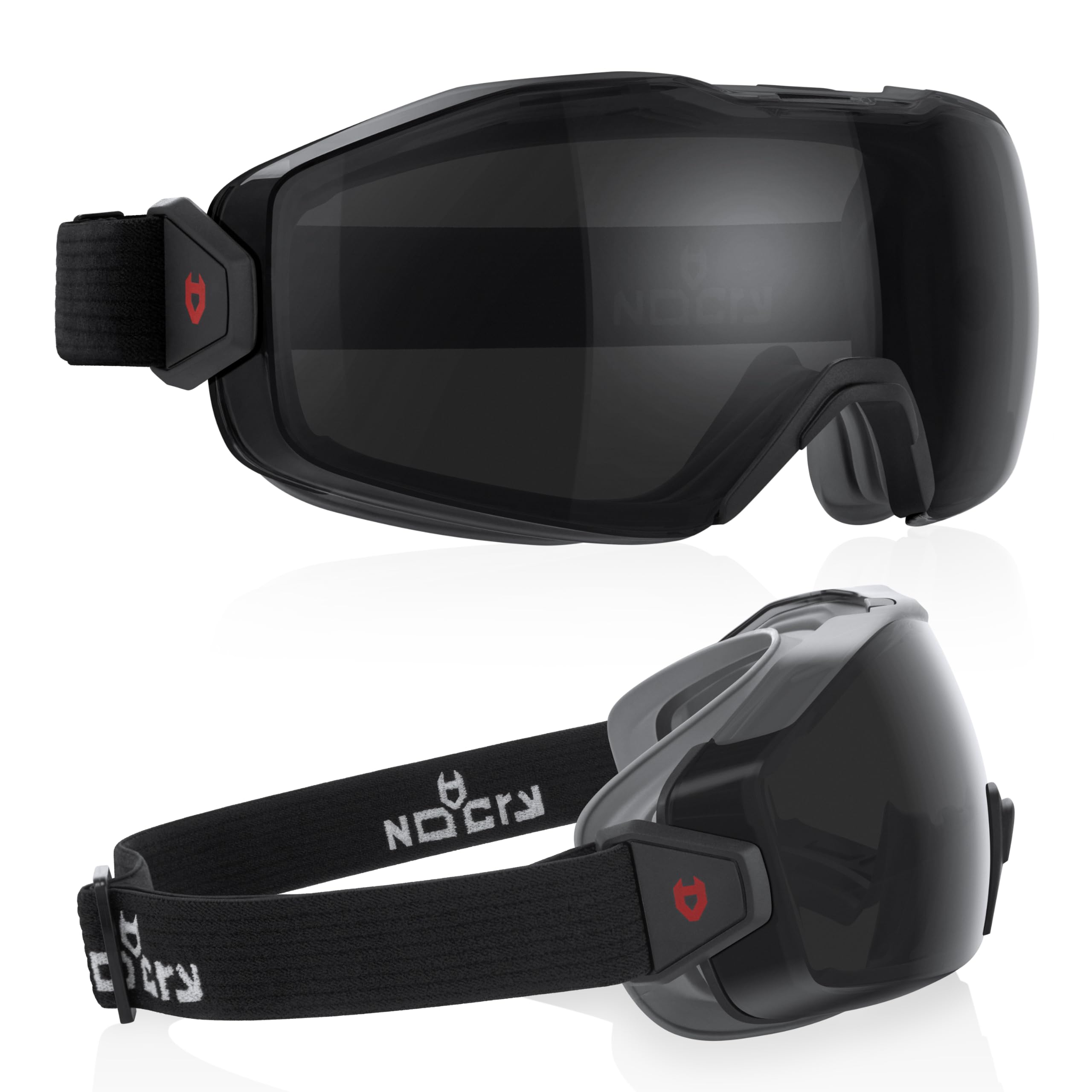 NoCry Anti-Fog Safety Goggles Over Glasses, Dust Eye Protection, ANSI Z87.1
