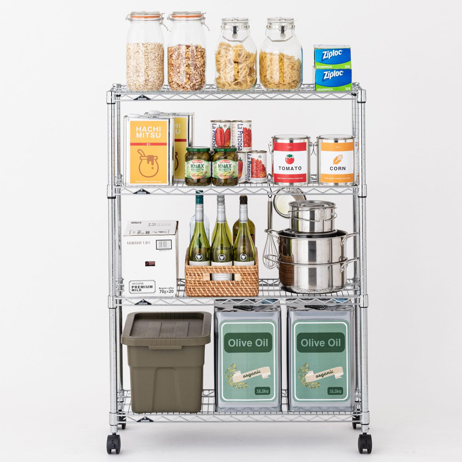 Amazon.co.jp: ドウシシャ ルミナス レギュラー ラック スチールラック