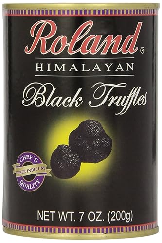 Vista 9 de Roland Foods Peladuras de trufa negra del Himalaya, trufas índicas, alimentos importados especiales, lata de 7 onzas