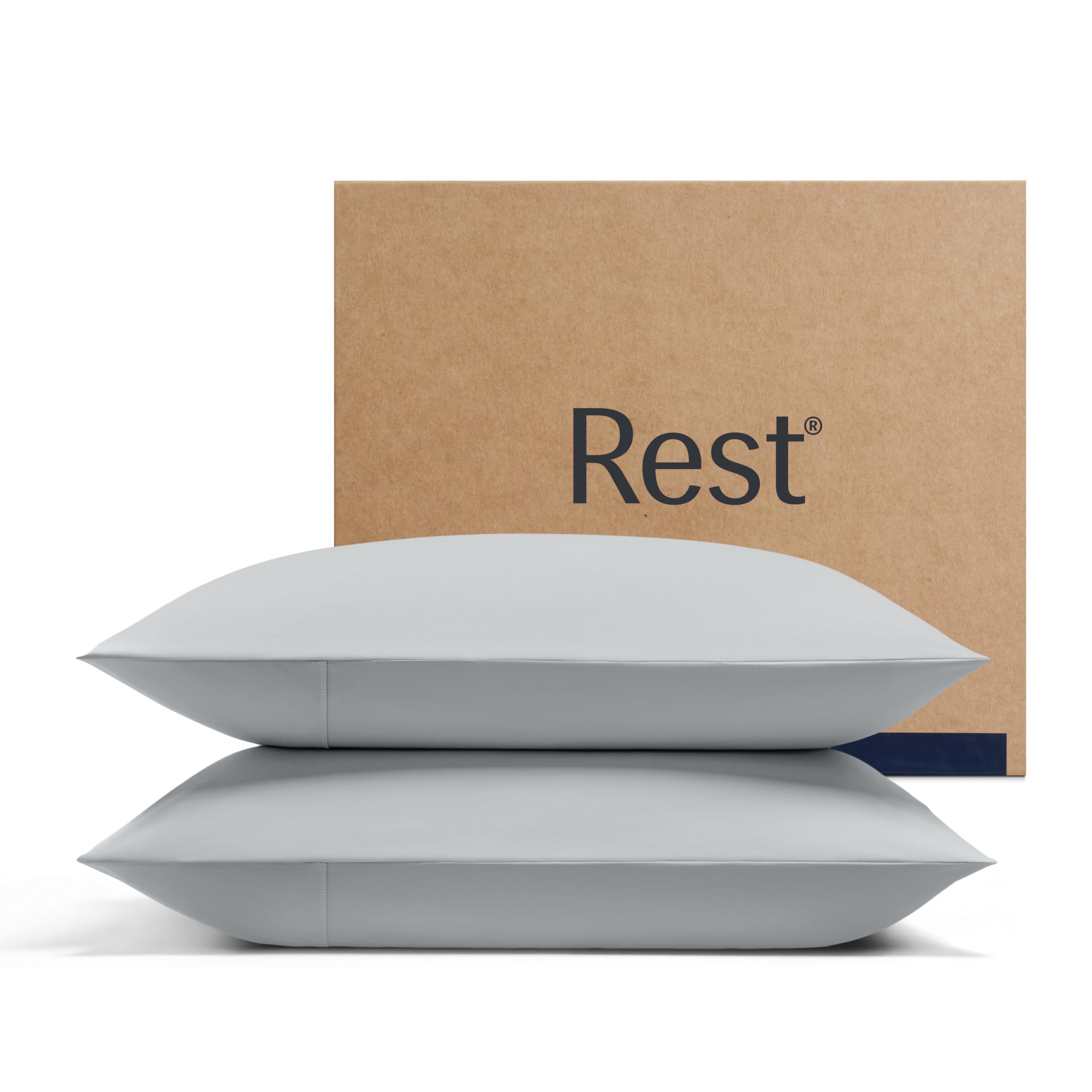 REST¬Æ Evercool¬Æ+ Cooling Pillowcases for Hot Sleepers, Standard, 2PCS