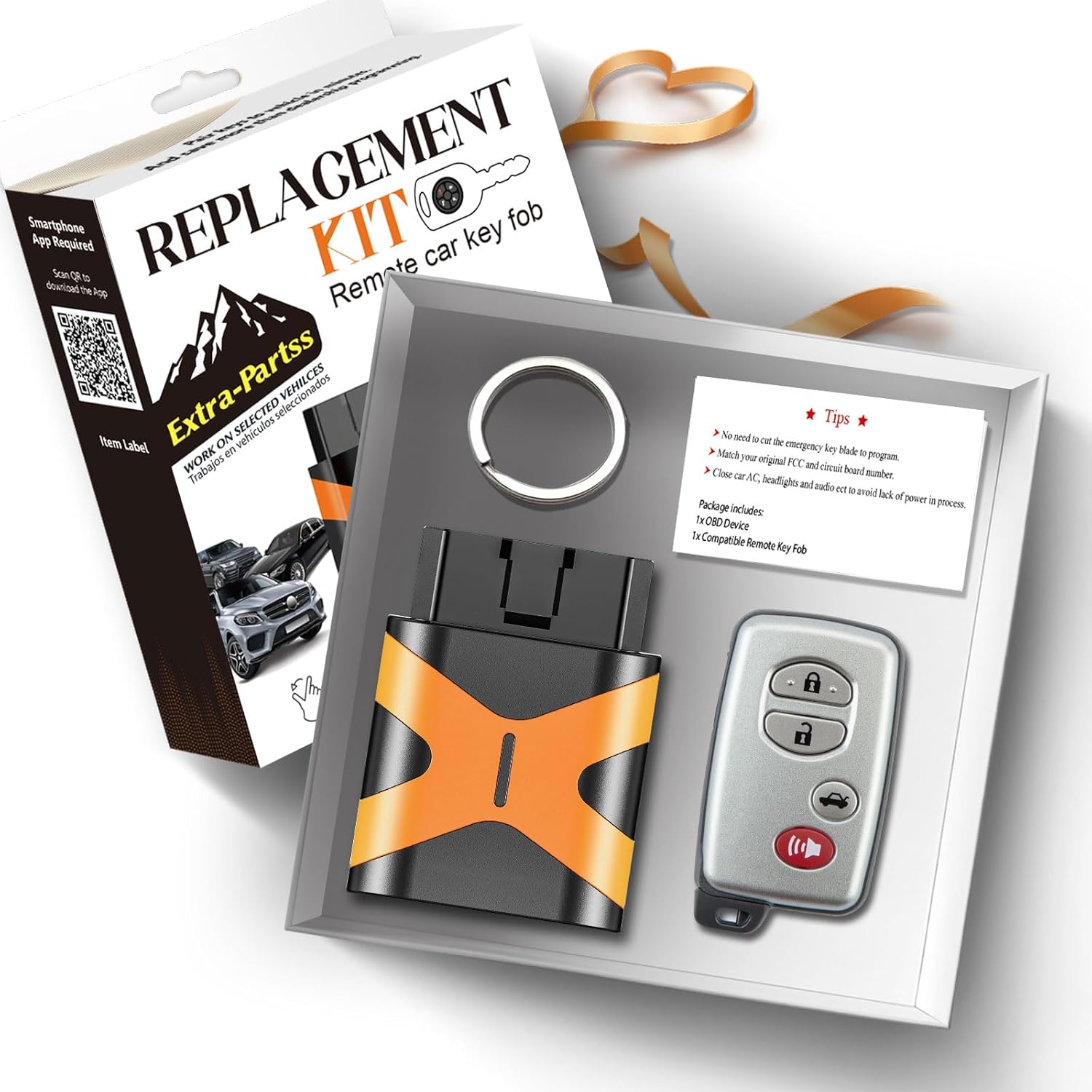 Self Programmable Smart Car Key Fob Replacement Kit for Toyota HYQ14AAB 271451-0140 Board fits Camry 2007 2008 2009 2010