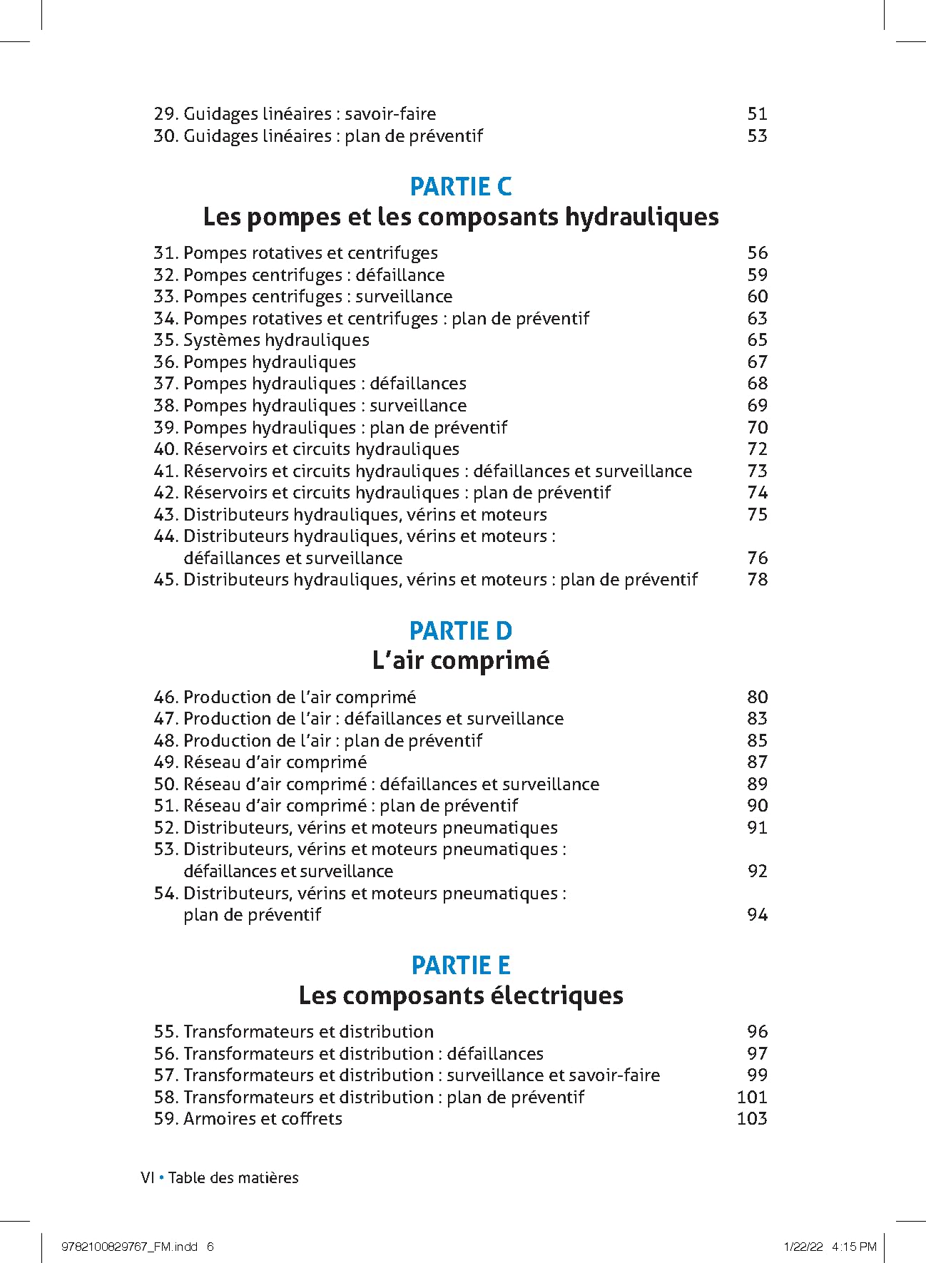 100 fiches pratiques de maintenance préventive: Composants industriels courants, plans de préventif