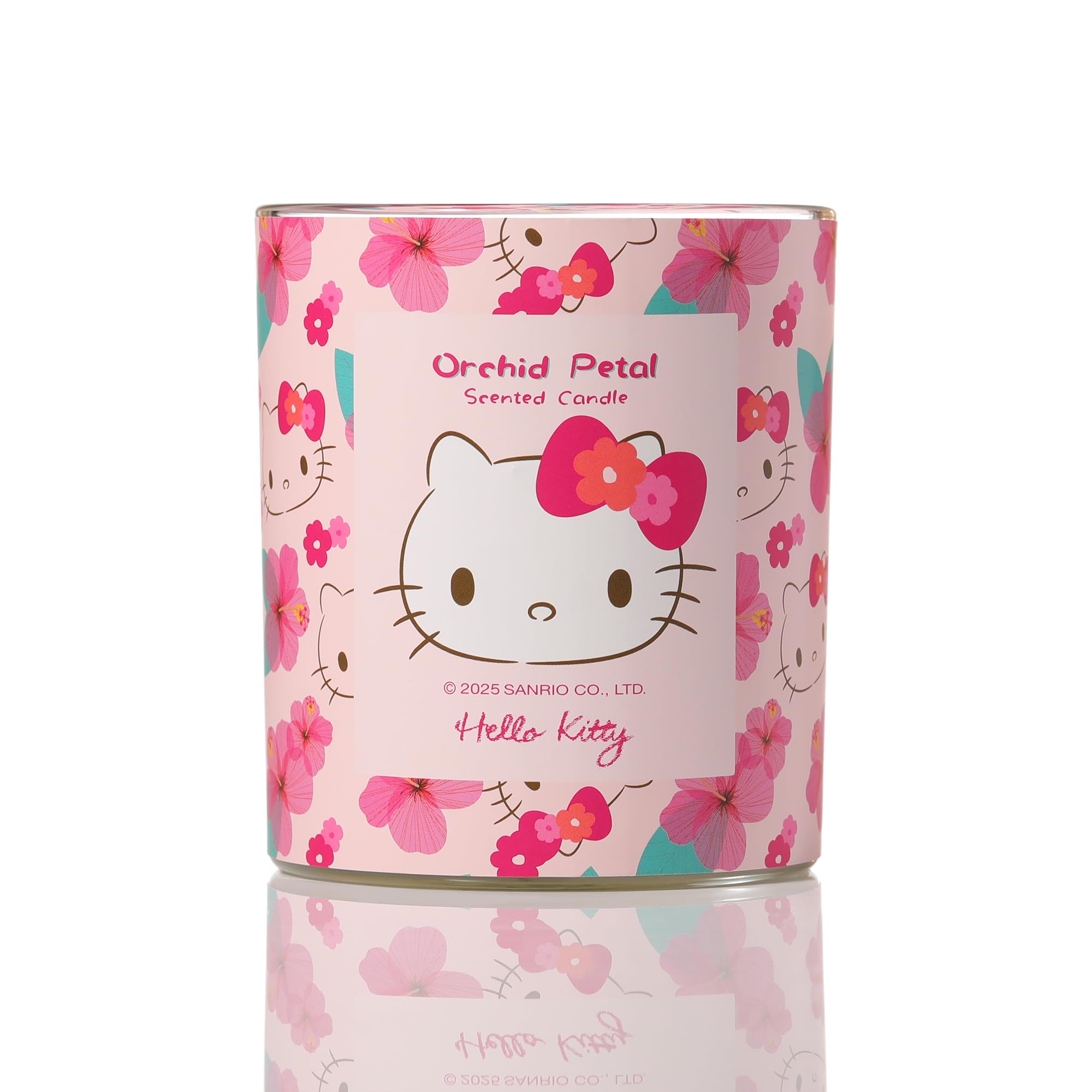 Hello Kitty Repeat Printed Candle With Orchid Petal Scent from B&Q