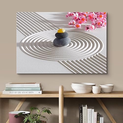 Miniatura 7 de wall26 - Impresiones en lienzo Arte mural - Estatua de Buda dorado sosteniendo flor de loto sin florecer  Decoración de pared modernadecoración del